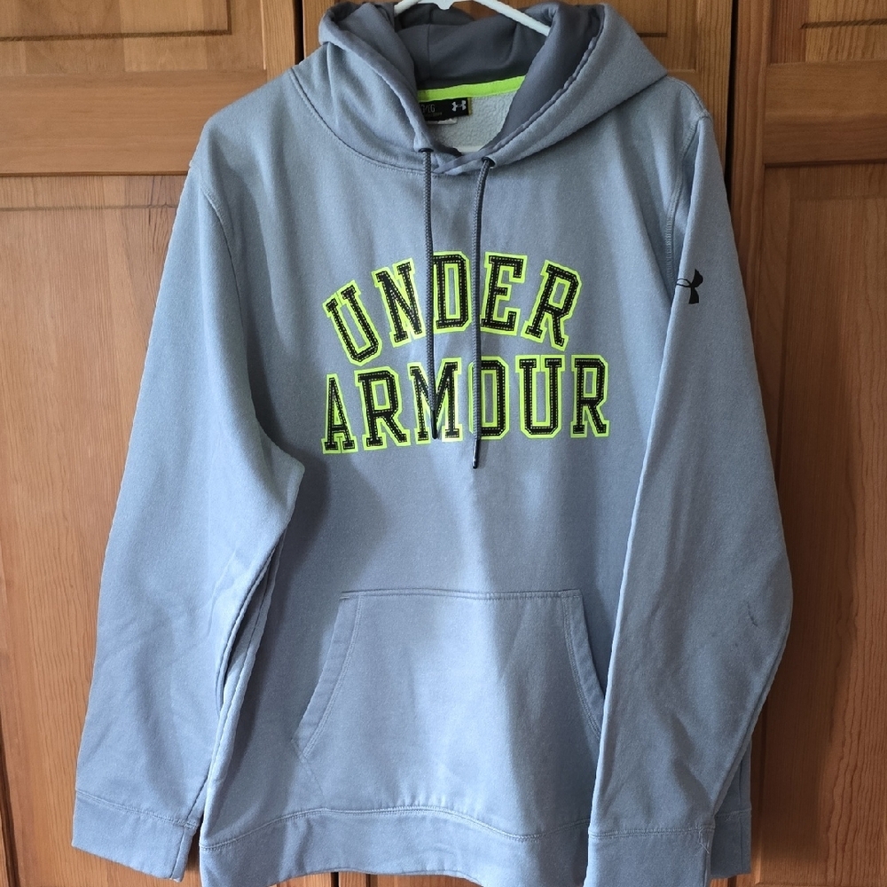 Under Armour Gray Sweatshirt Hoodie Athletic Design
